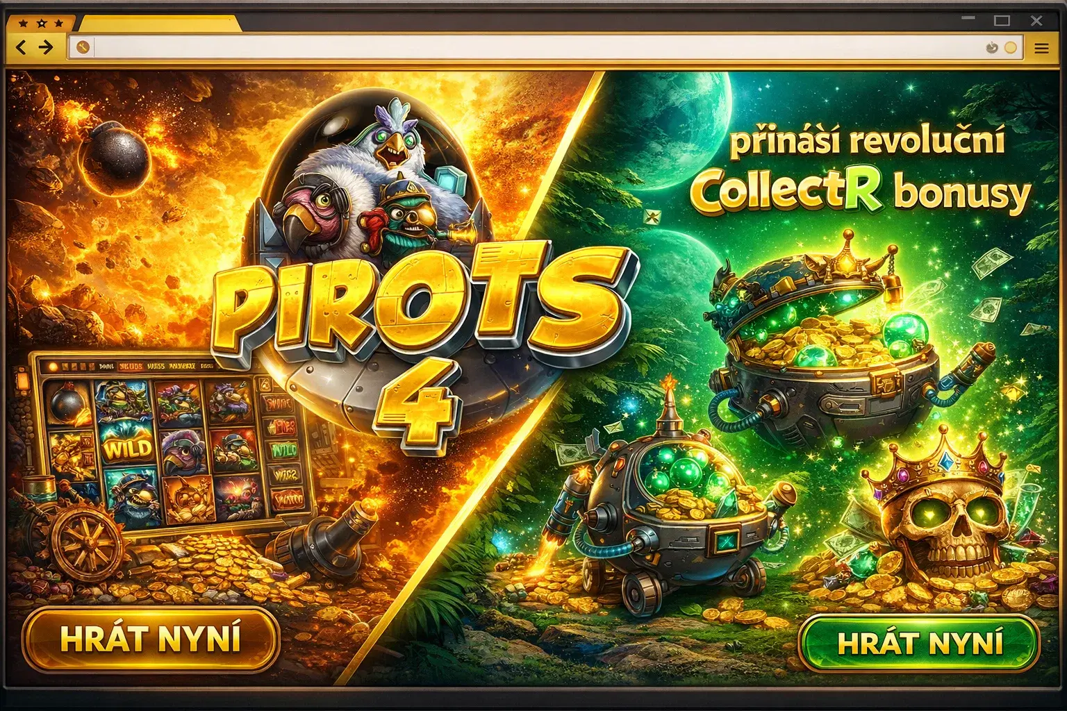 Pirots 4 — hrajte slot ELK Studios