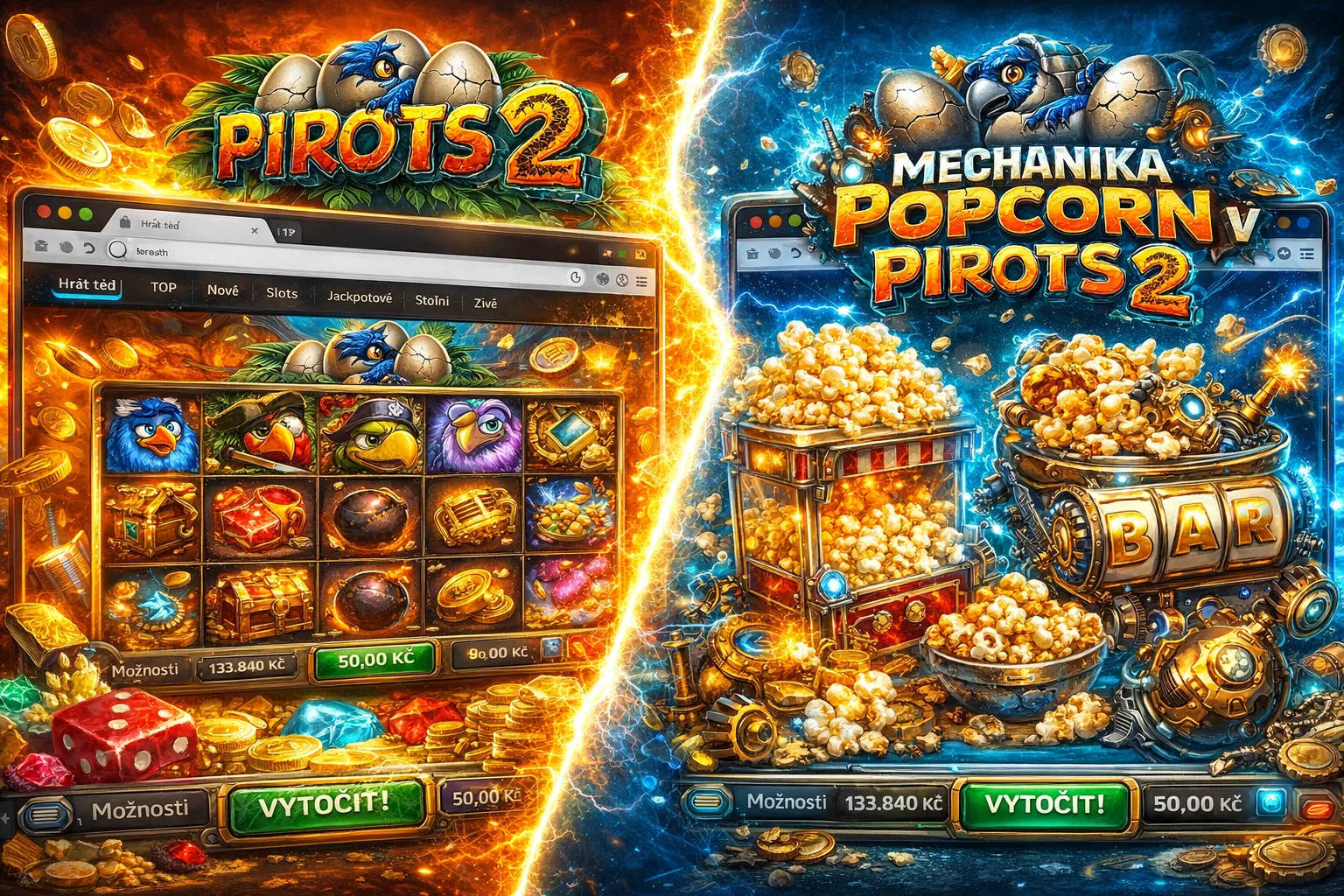 Mechanika hry v Pirots 2