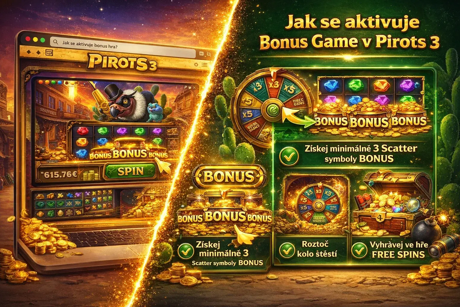 Bonusový režim v Pirots 3